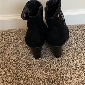 Shoes - Black faux suede booties Shoes - Black faux suede booties